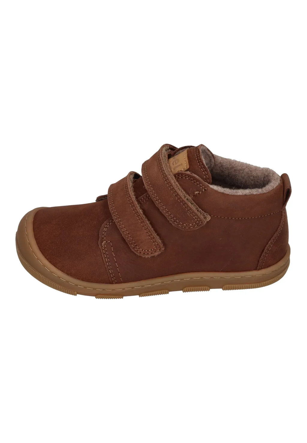 KOEL Barefoot Kinder Übergangsschuhe Sneakers KARI WOOL extra weit chocolate