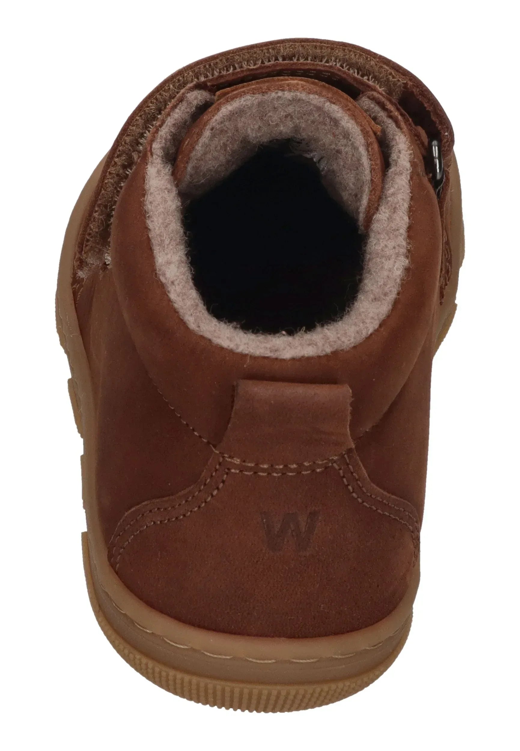 KOEL Barefoot Kinder Übergangsschuhe Sneakers KARI WOOL extra weit chocolate