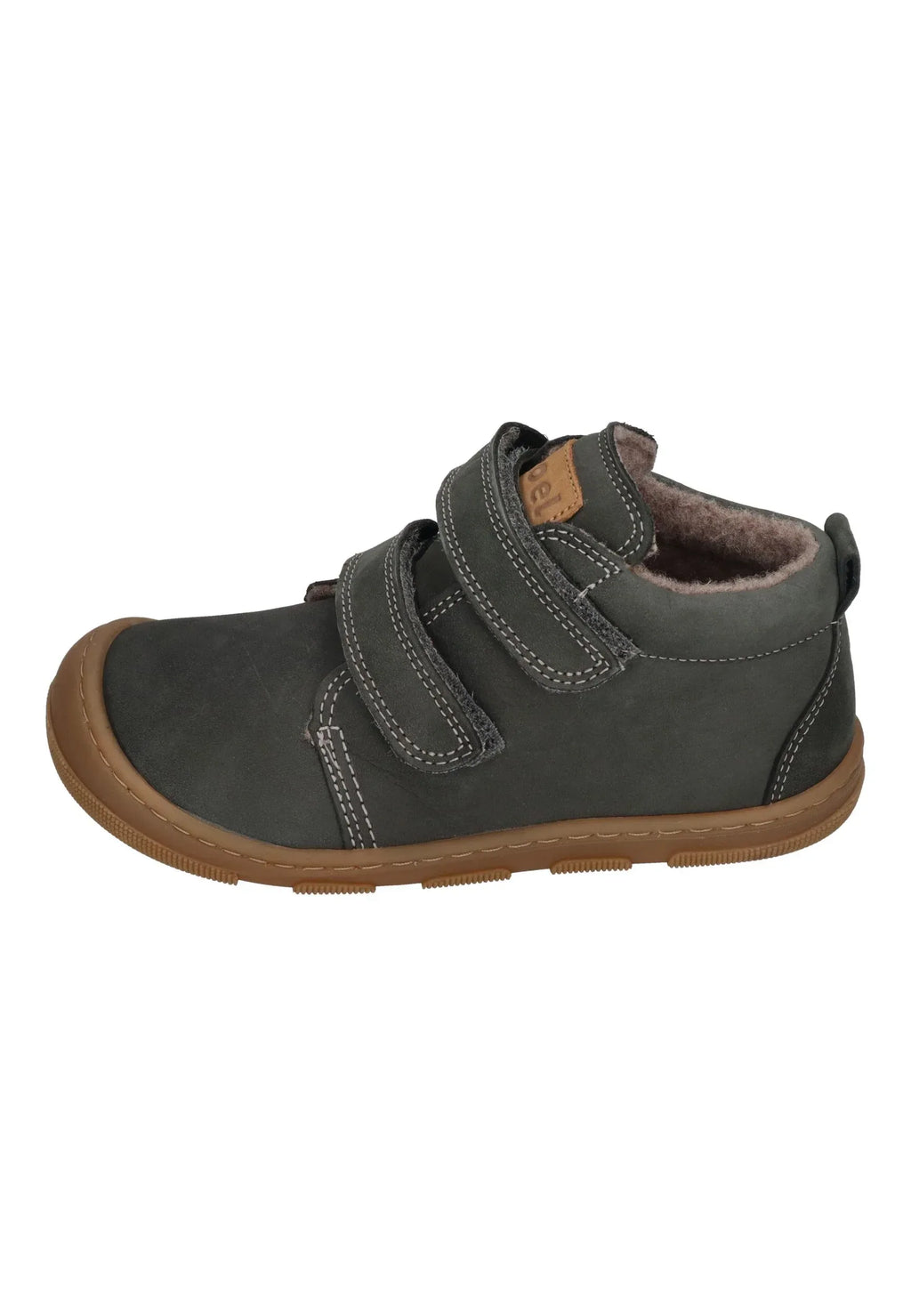 KOEL Barefoot Kinder Übergangsschuhe Sneakers KARI WOOL extra weit dark grey