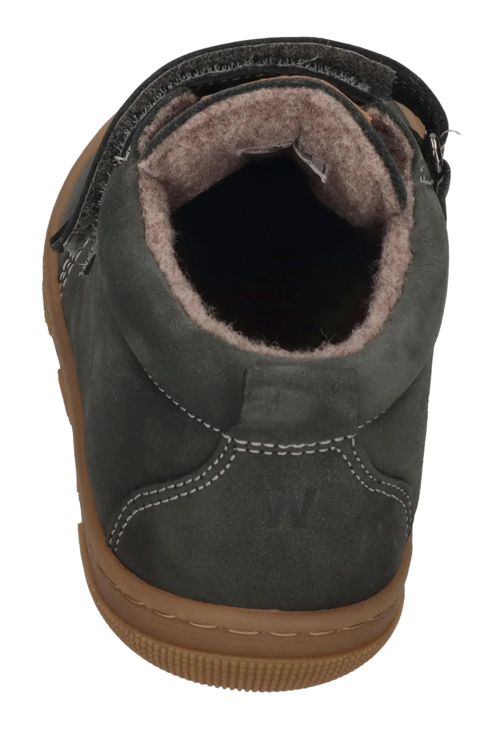 KOEL Barefoot Kinder Übergangsschuhe Sneakers KARI WOOL extra weit dark grey