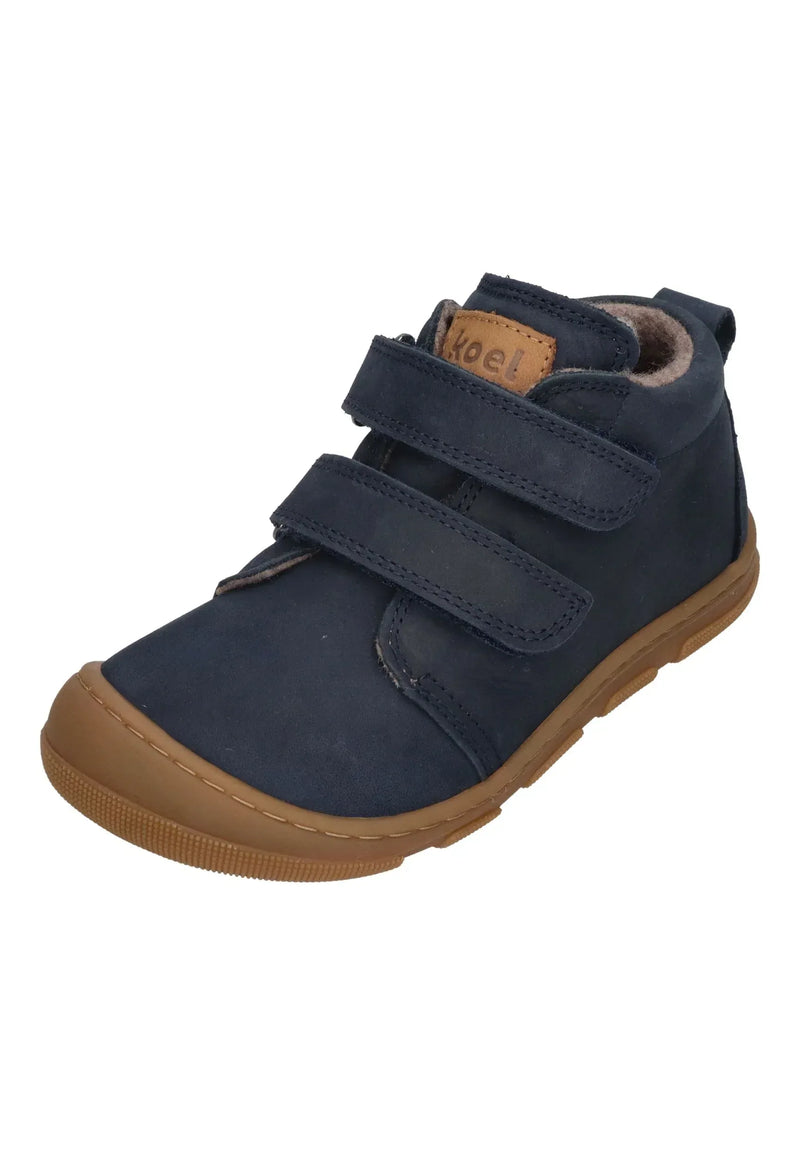 KOEL Barefoot Kinder Übergangsschuhe Sneakers KARI WOOL extra weit navy