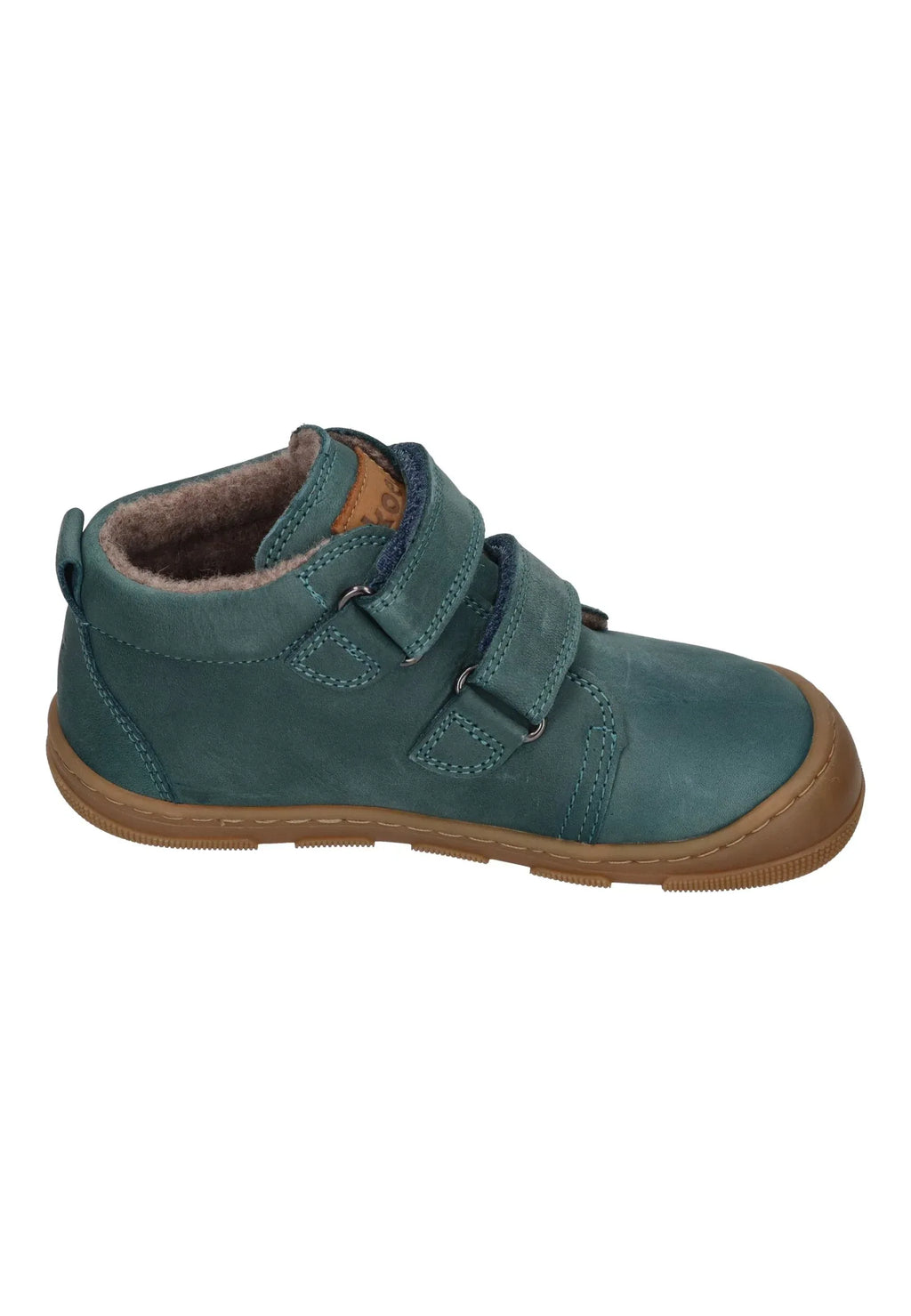 KOEL Barefoot Kinder Übergangsschuhe Sneakers KARI WOOL extra weit turqoise