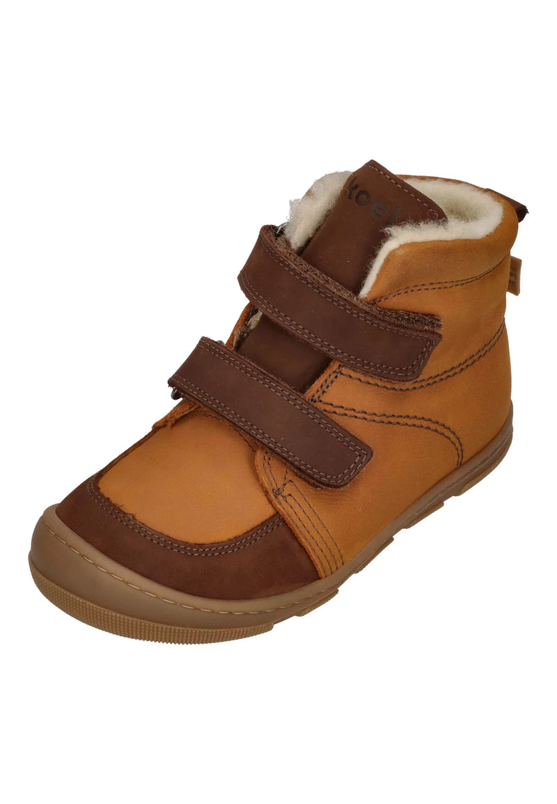 KOEL Barefoot Kinder - KASI WOOL extra weit - miel