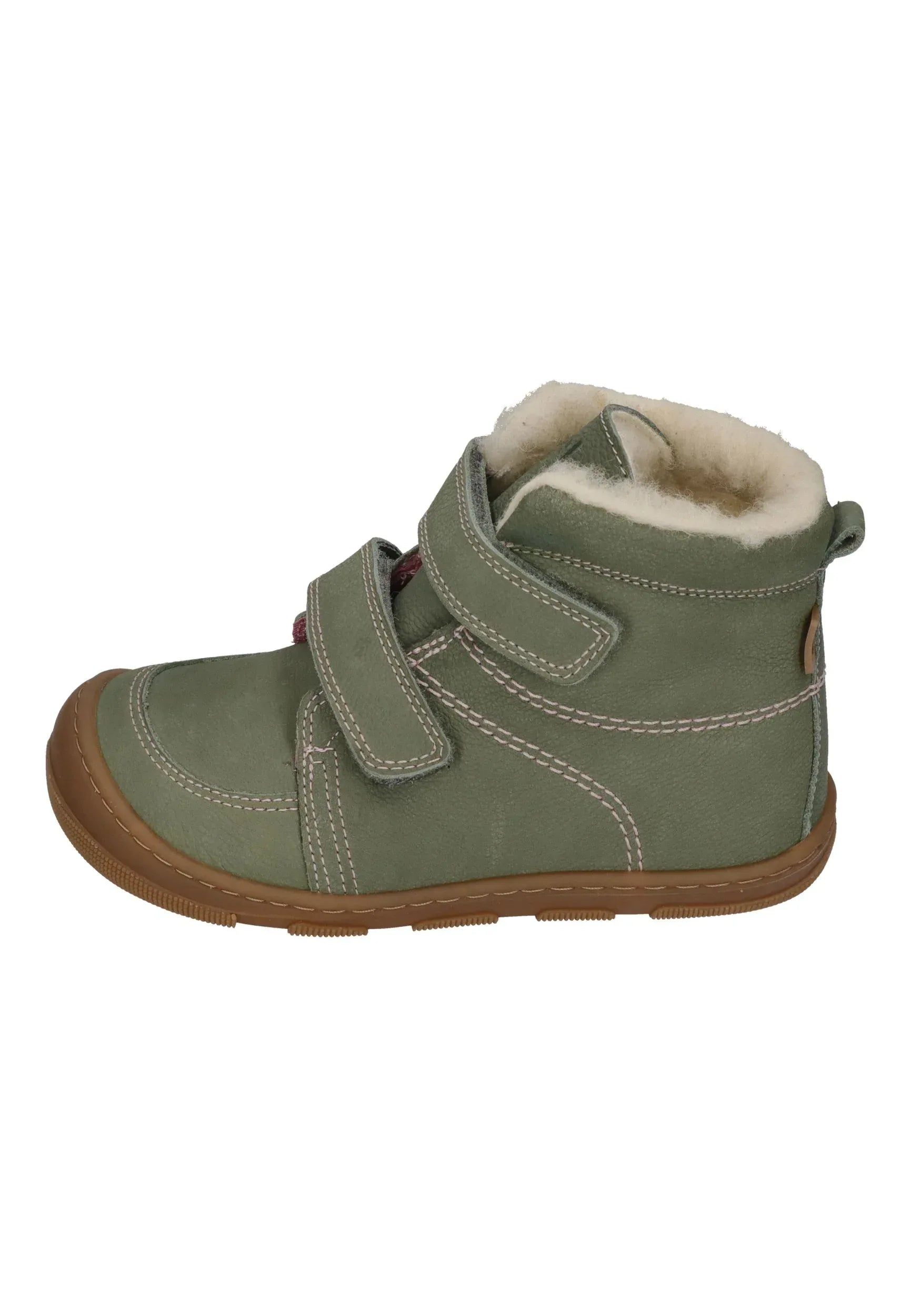 KOEL Barefoot Kinder - KASI WOOL extra weit - olive