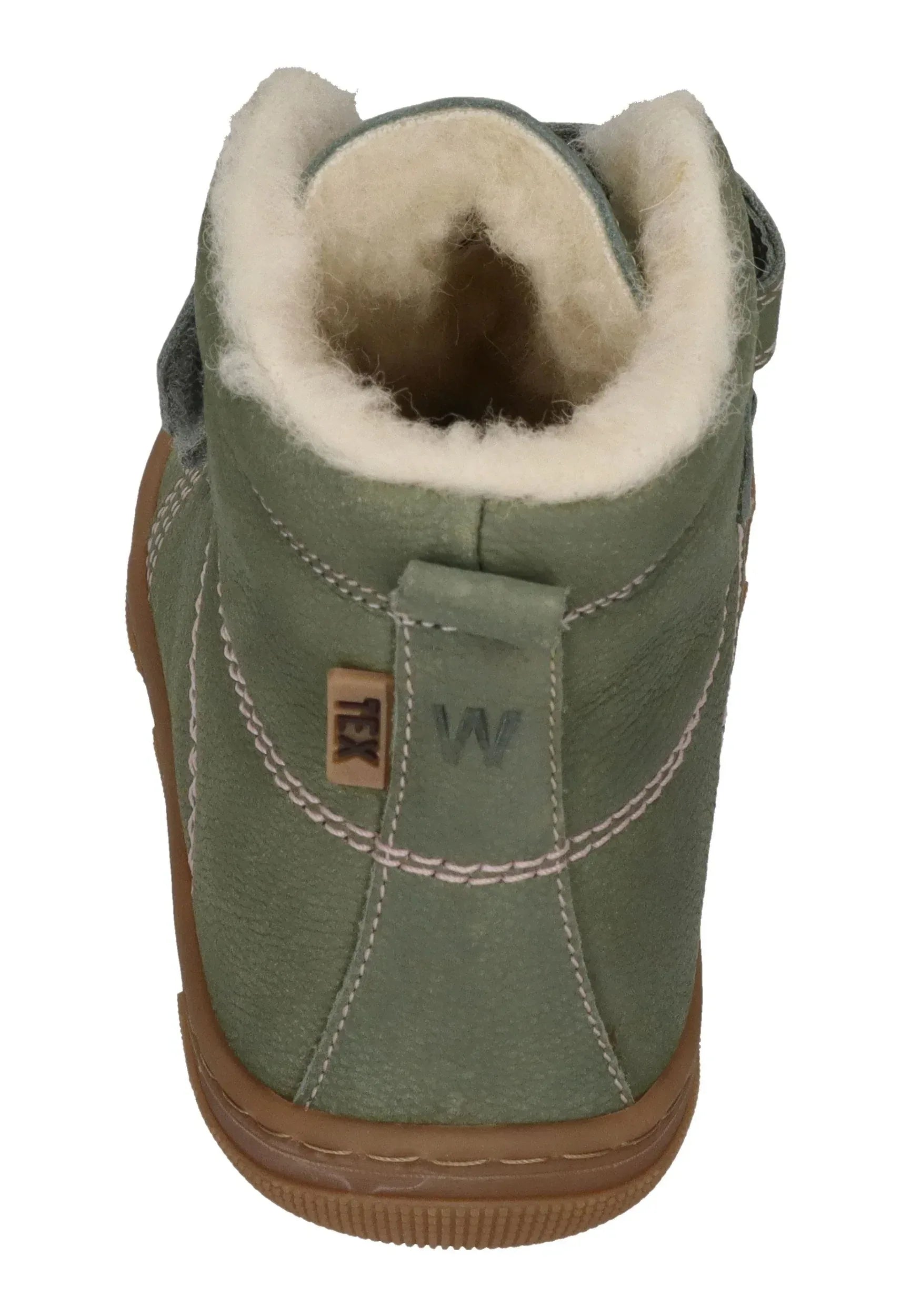 KOEL Barefoot Kinder - KASI WOOL extra weit - olive