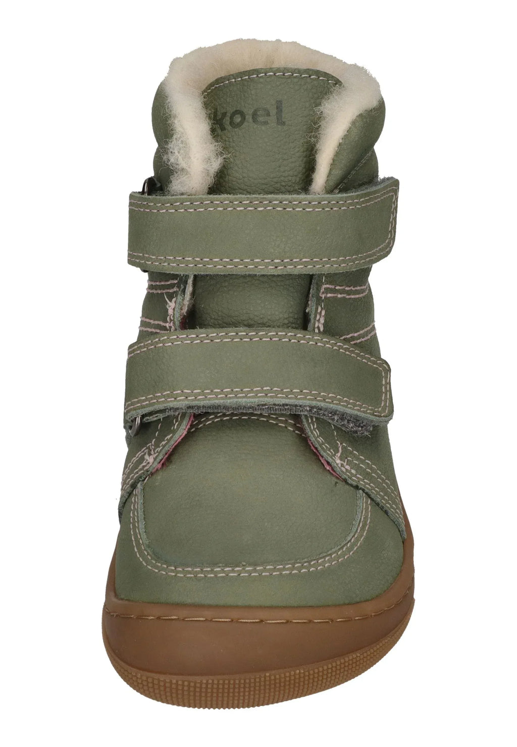 KOEL Barefoot Kinder - KASI WOOL extra weit - olive