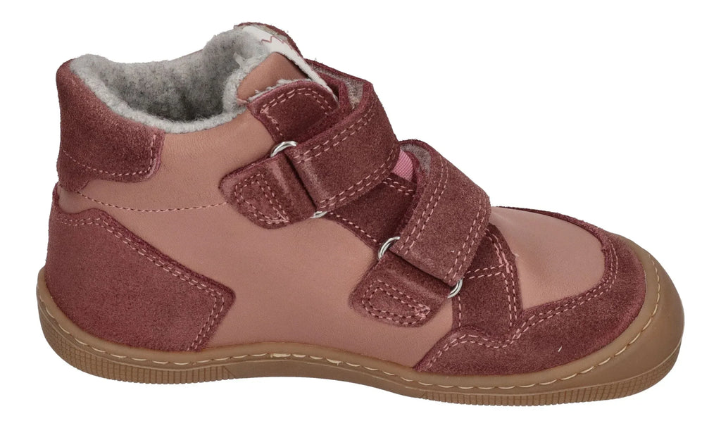 KOEL Kinder Barefoot Übergangsschuhe Sneakers KURT W TEX MERINO pink