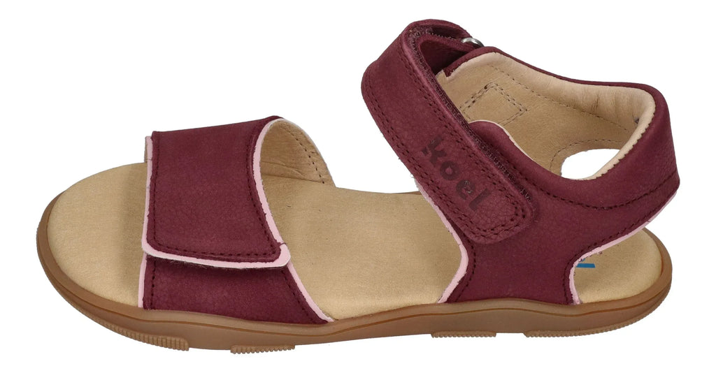 KOEL Barefoot Kinder Sandalen OZU - bordo