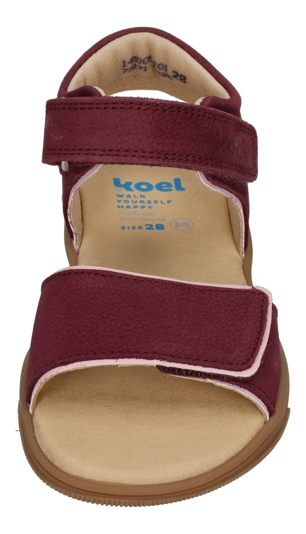 KOEL Barefoot Kinder Sandalen OZU - bordo