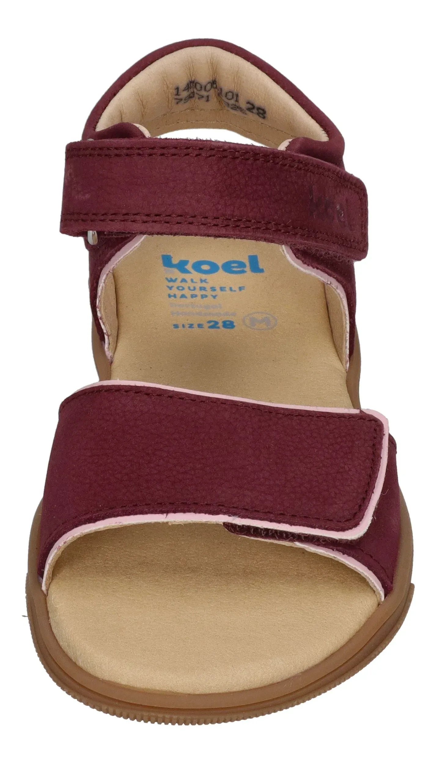 KOEL Barefoot Kinder Sandalen OZU - bordo