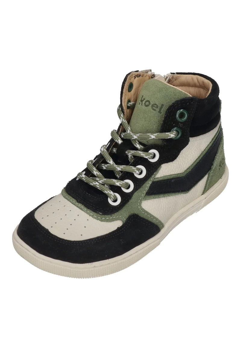 KOEL Barefoot Kinder - Sneakers DANISH NAPPA green – Barfußschuhe - Mehrfarbig | shoedealo.shop