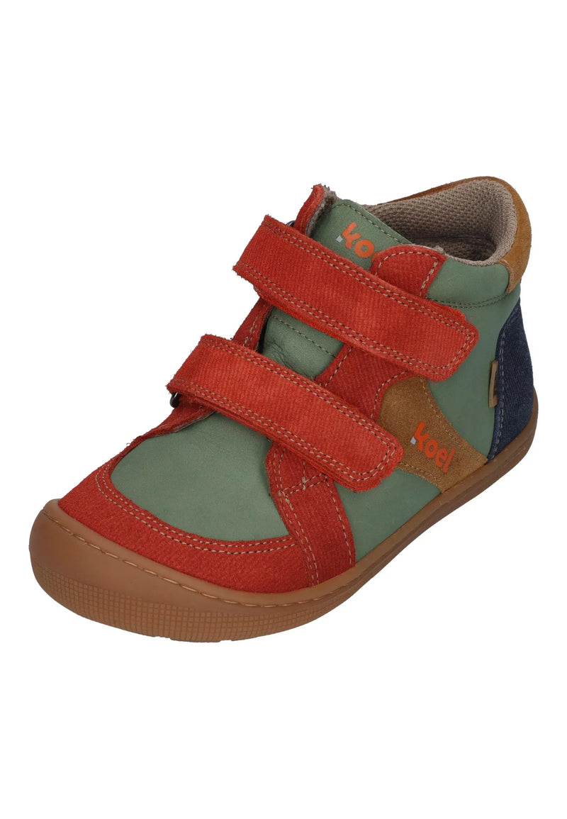 KOEL Barefoot Kinder Sneakers DARI COTTON green alface – Barfußschuhe - Mehrfarbig | Jetzt bei shoedealo.shop entdecken!