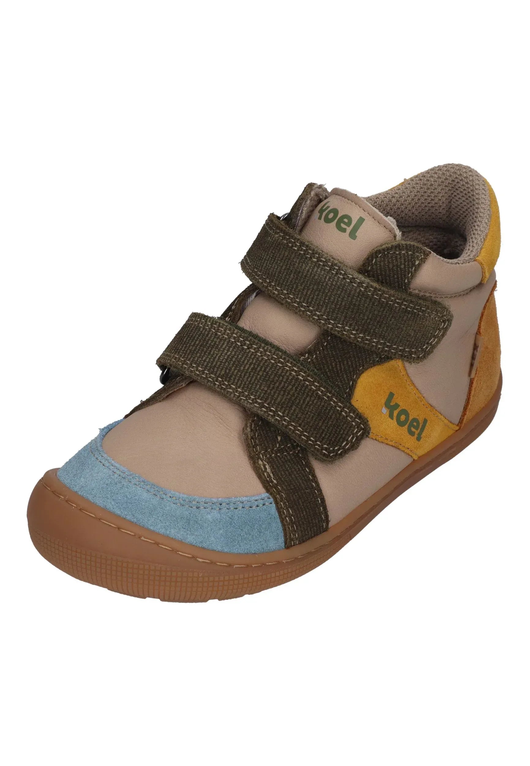 KOEL Barefoot Kinder Sneakers DARI COTTON olive – Barfußschuhe - Mehrfarbig | Jetzt bei shoedealo.shop entdecken!