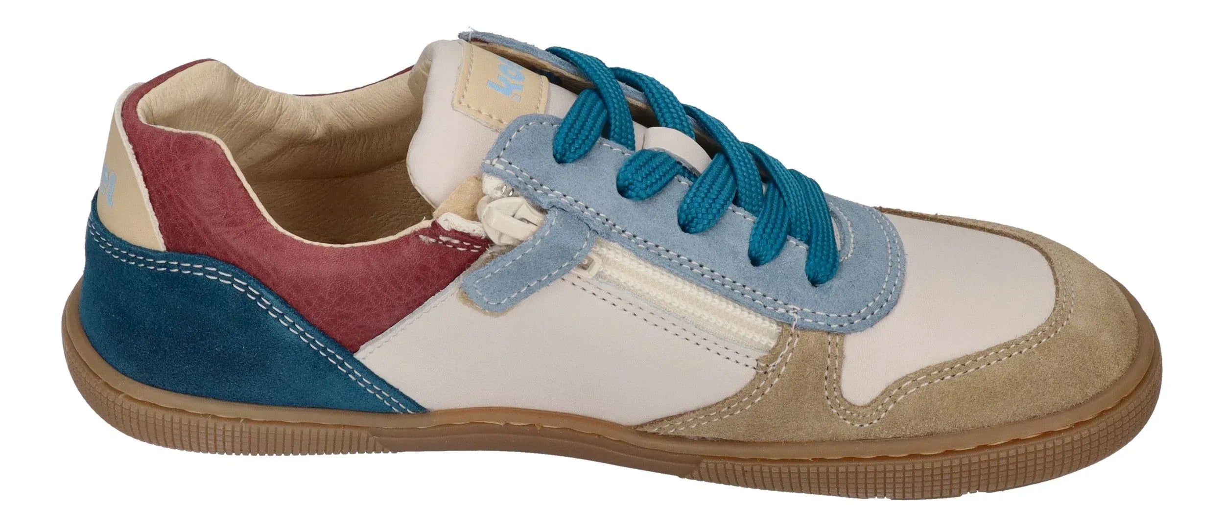 KOEL Barefoot Kinder - Sneakers DATE SUEDE beige
