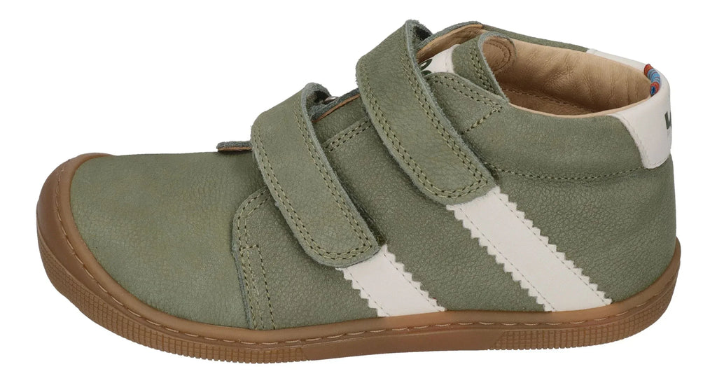 KOEL Kinder  Barefoot Sneakers DAVID LEATHER olive