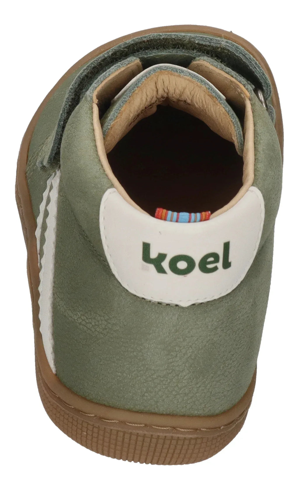 KOEL Kinder  Barefoot Sneakers DAVID LEATHER olive