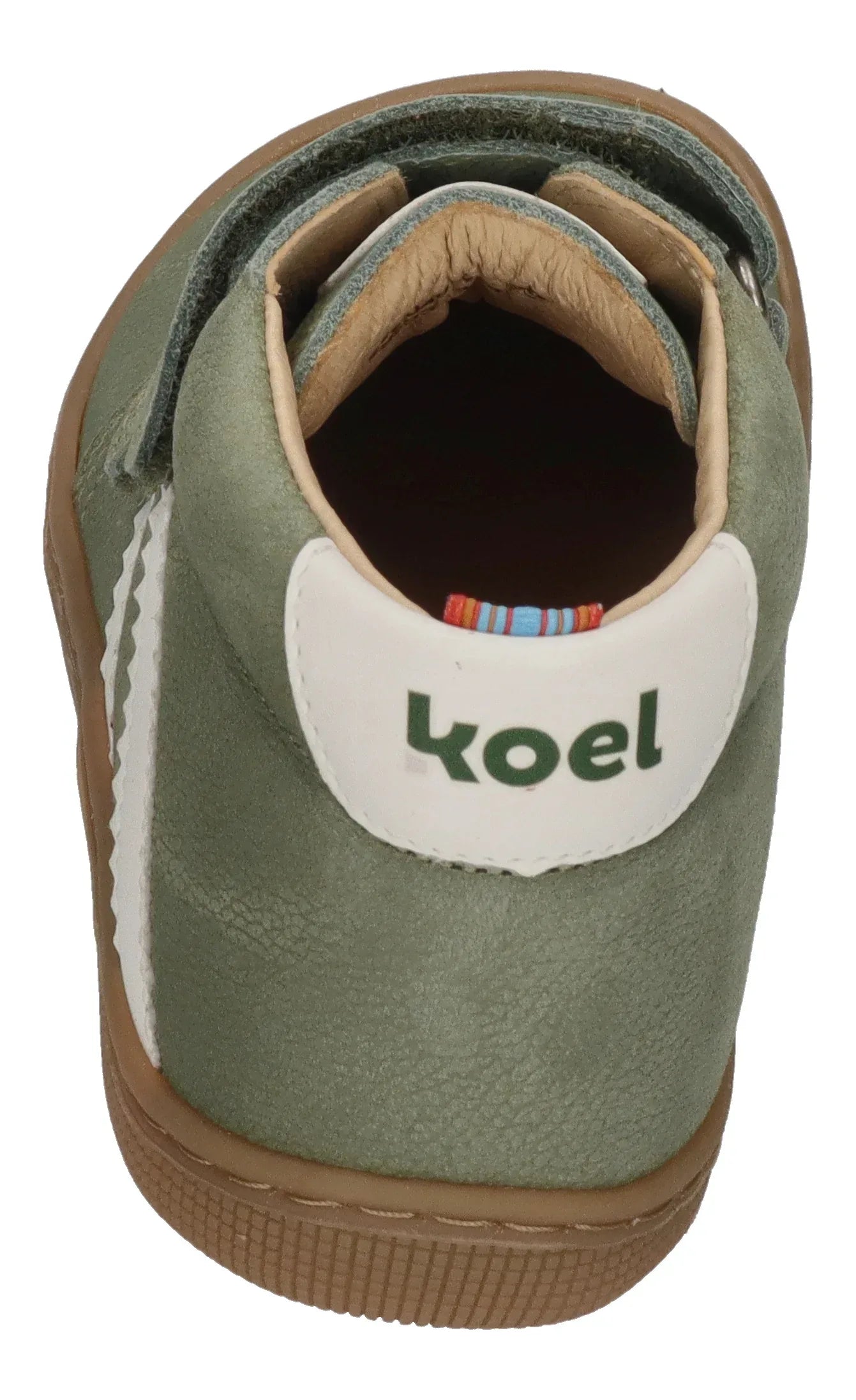 KOEL Kinder  Barefoot Sneakers DAVID LEATHER olive