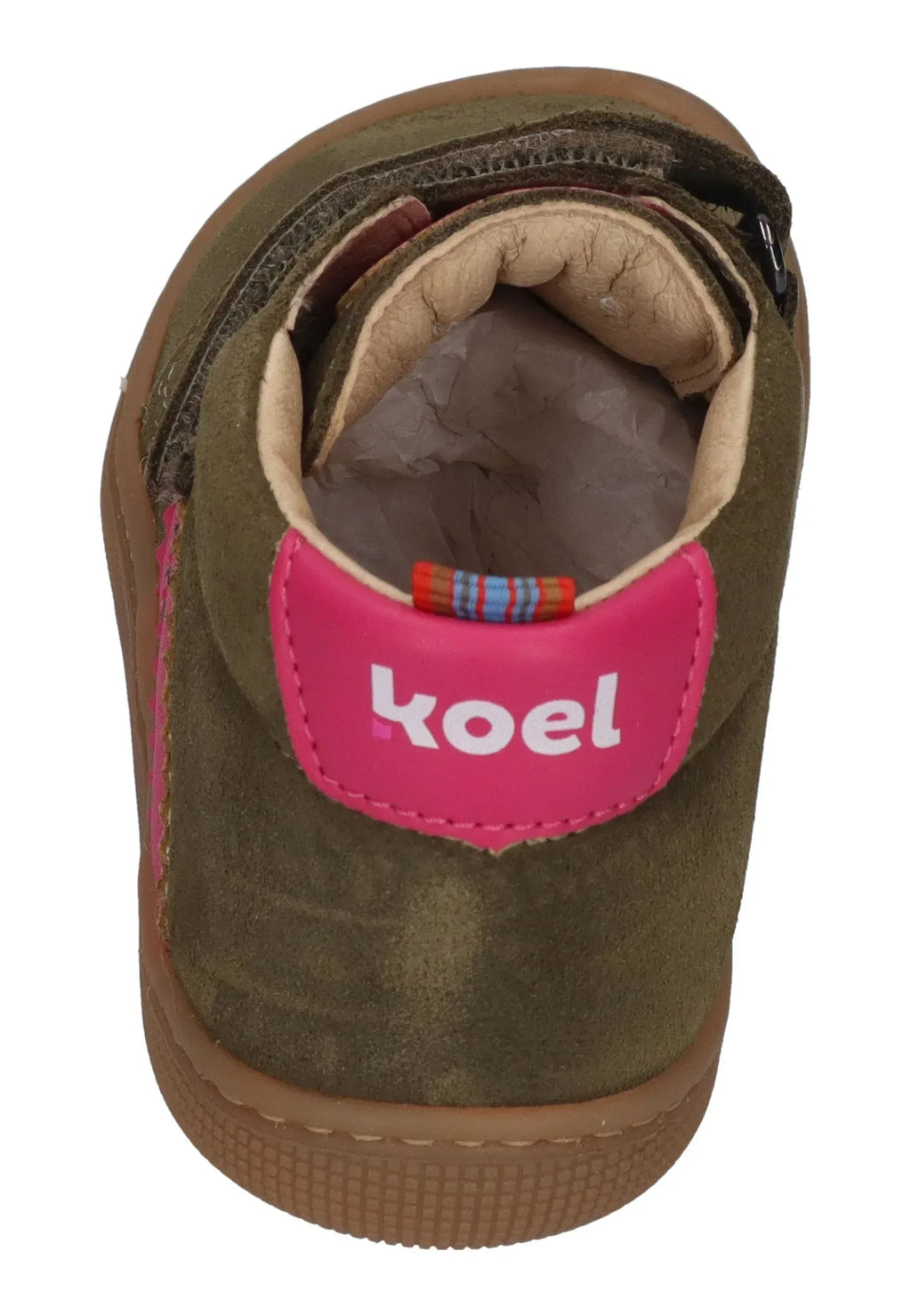 KOEL Barefoot Kinder Sneakers DAVID SUEDE olive – Barfußschuhe - Grün | Jetzt bei shoedealo.shop entdecken! – Bild 5