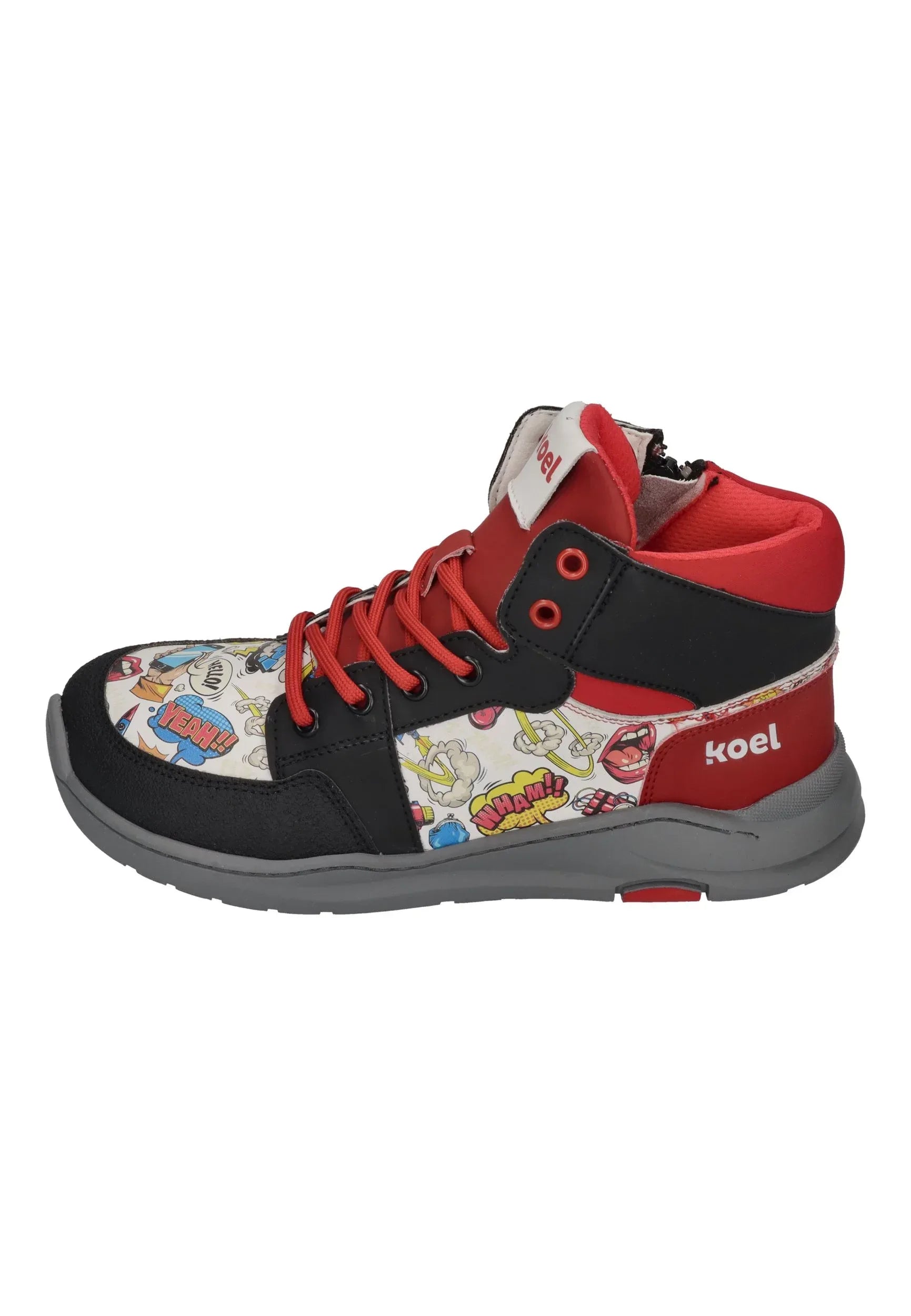 KOEL Barefoot Kinder - Sneakers SAMU PRINT - red