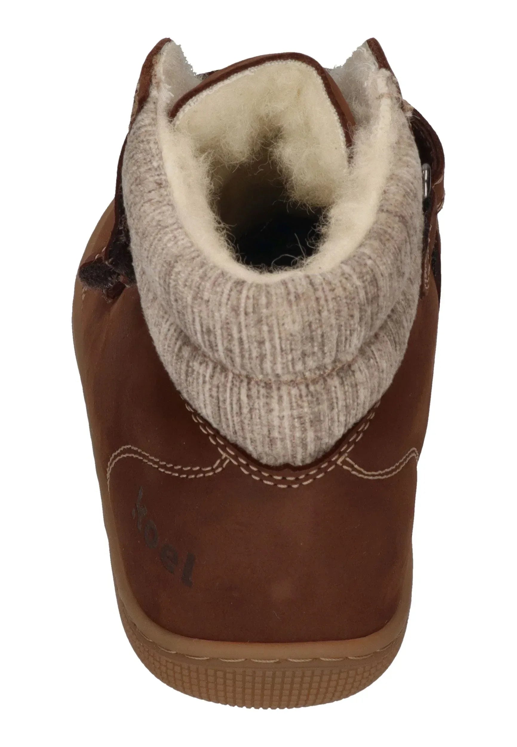 KOEL gefütterte Barefoot Kinderstiefel DEAN 2.0 WP WOOL 07T049 chocolate