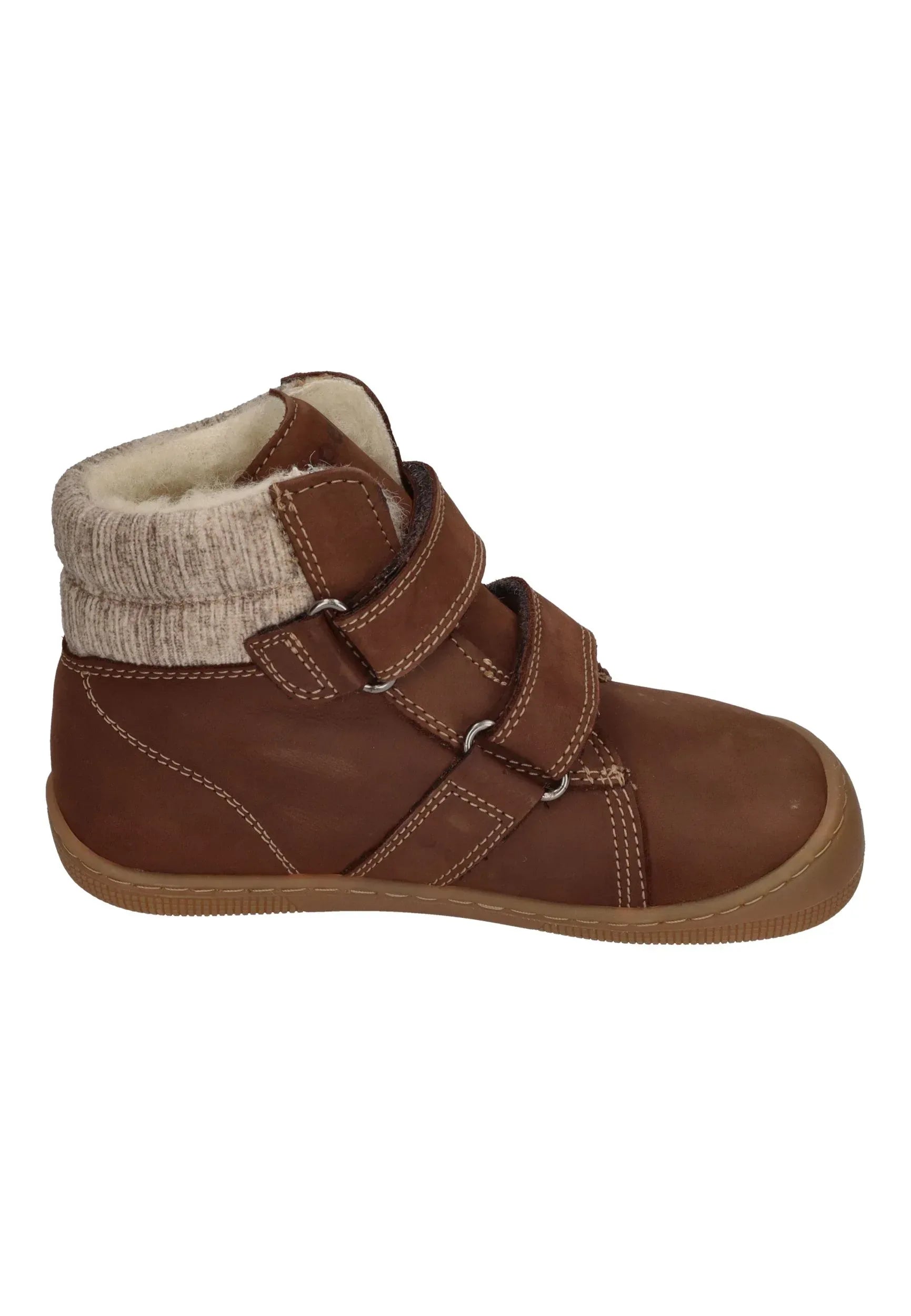 KOEL gefütterte Barefoot Kinderstiefel DEAN 2.0 WP WOOL 07T049 chocolate