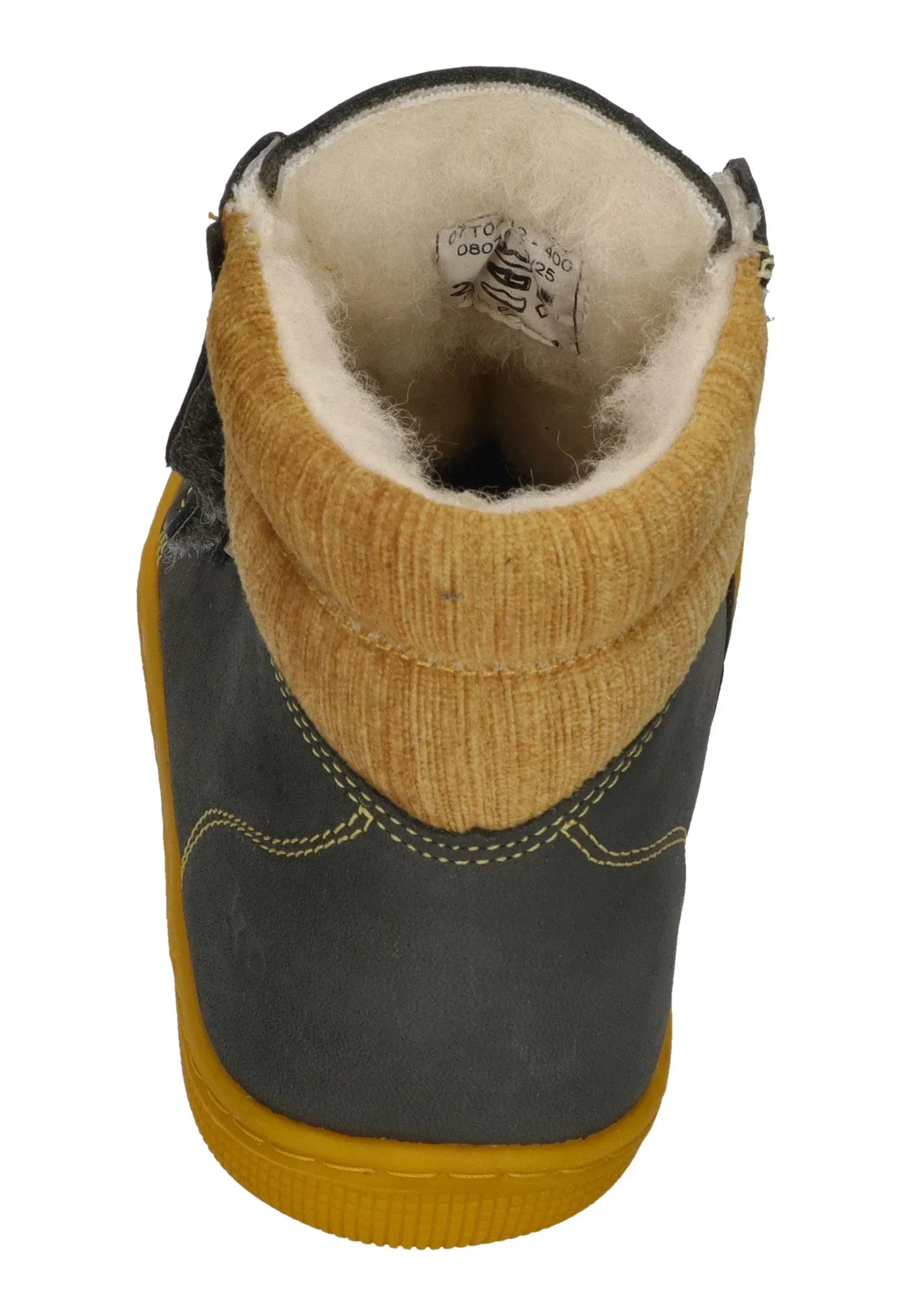 KOEL gefütterte Barefoot Kinderstiefel DEAN 2.0 WP WOOL 07T049 dark grey