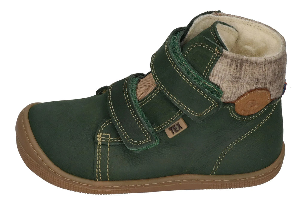 KOEL Kinder Barefoot Stiefel DEAN 2.0 WP WOOL 07T041 green SALE