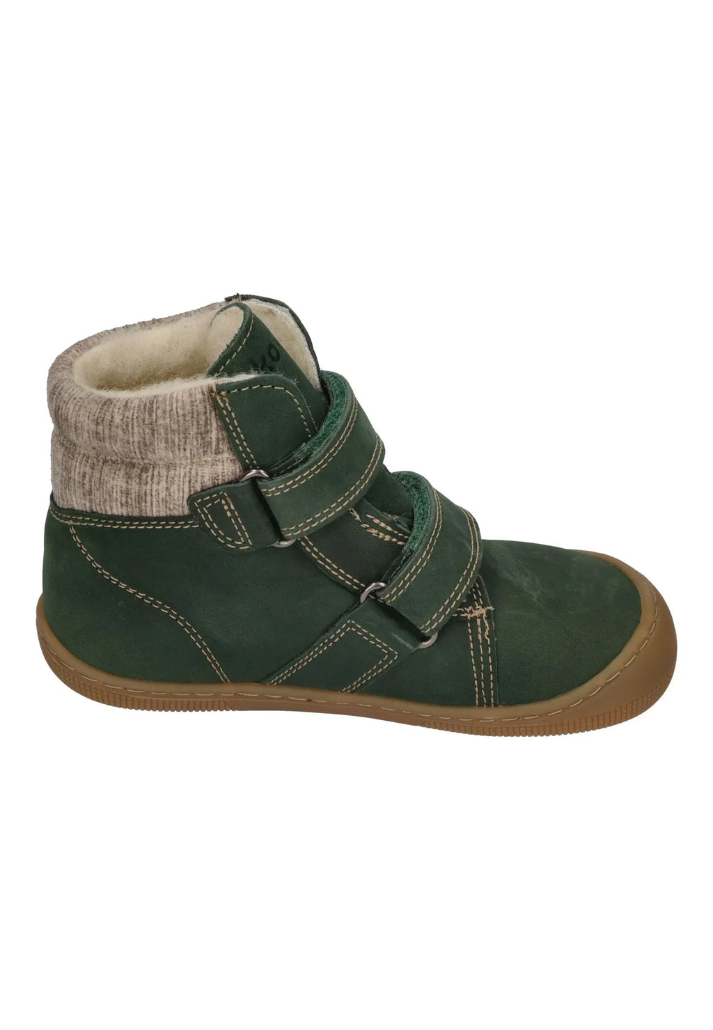 KOEL gefütterte Barefoot Kinderstiefel - DEAN 2.0 WP WOOL 07T049 - green