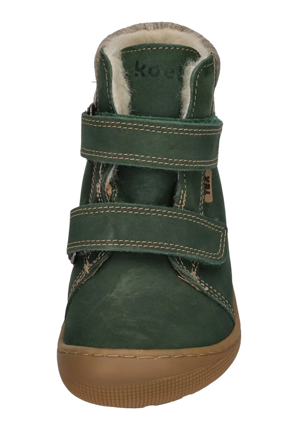 KOEL gefütterte Barefoot Kinderstiefel - DEAN 2.0 WP WOOL 07T049 - green