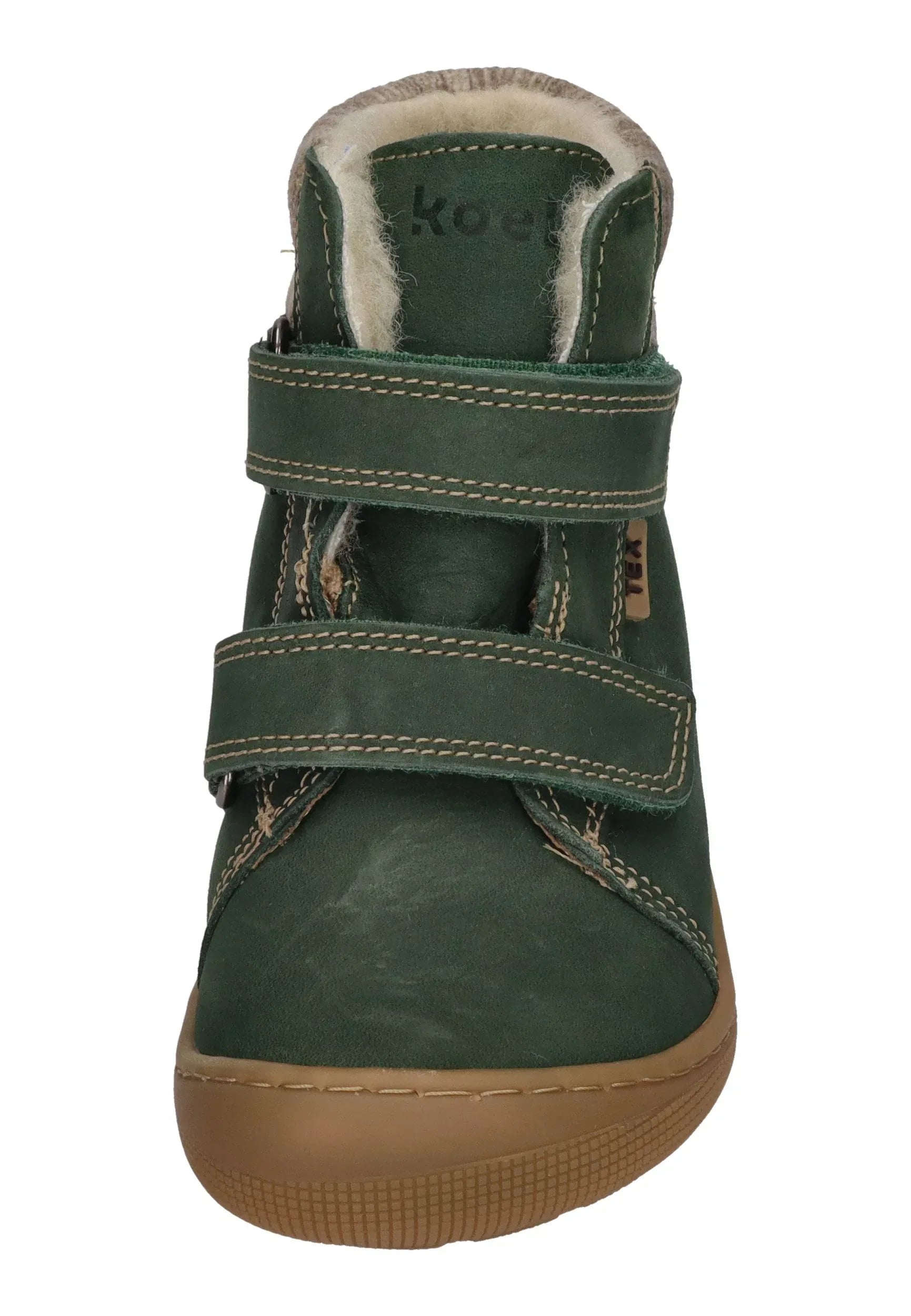 KOEL gefütterte Barefoot Kinderstiefel - DEAN 2.0 WP WOOL 07T049 - green