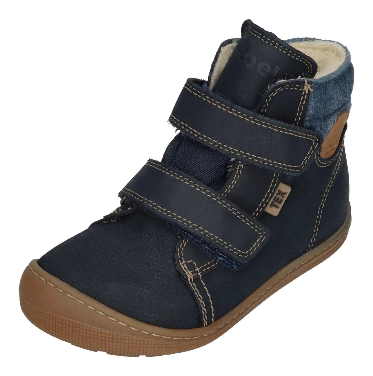KOEL Kinder Barefoot Stiefel DEAN 2.0 WP WOOL 07T041 navy SALE
