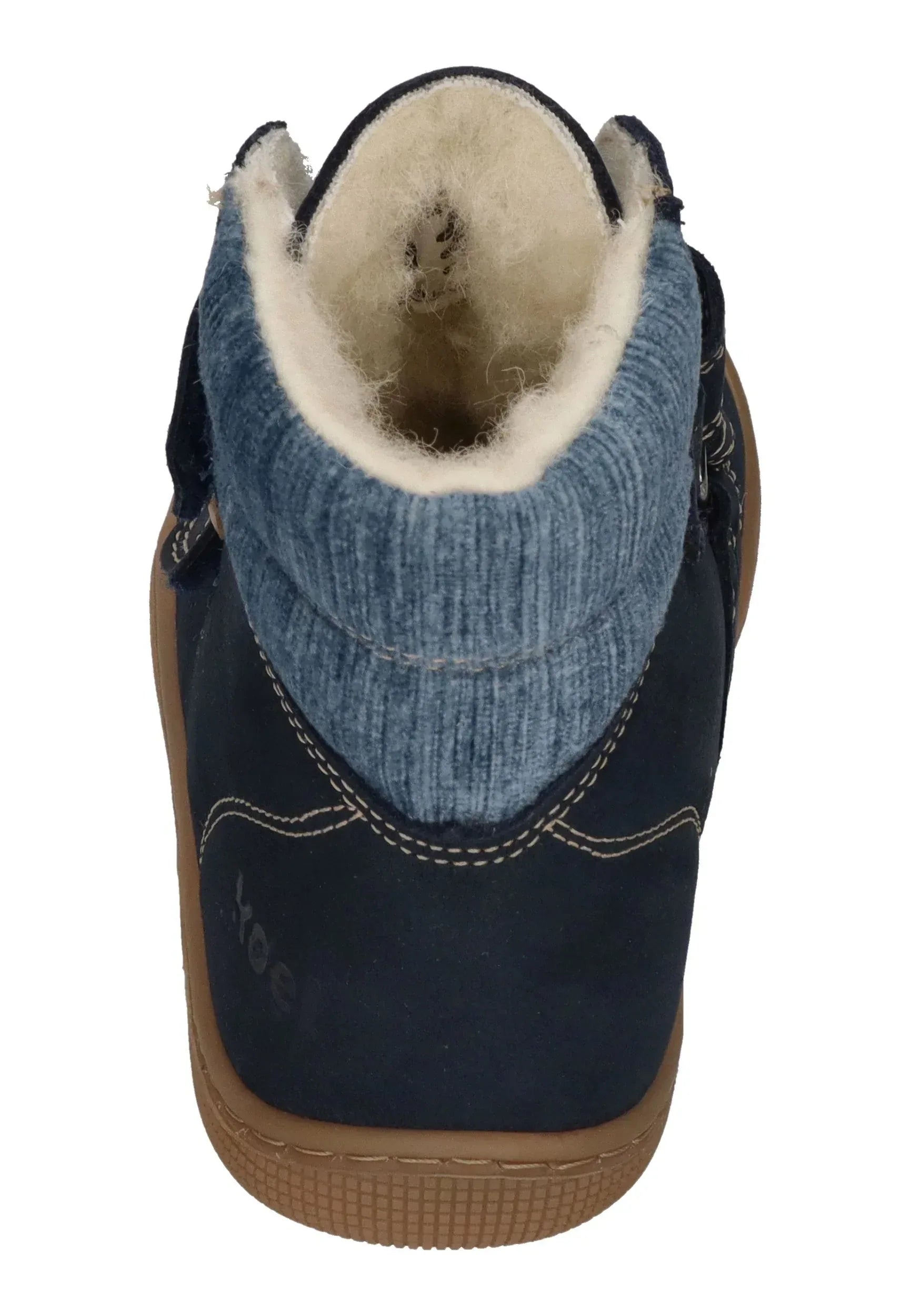 KOEL gefütterte Barefoot Kinderstiefel DEAN 2.0 WP WOOL 07T049 navy