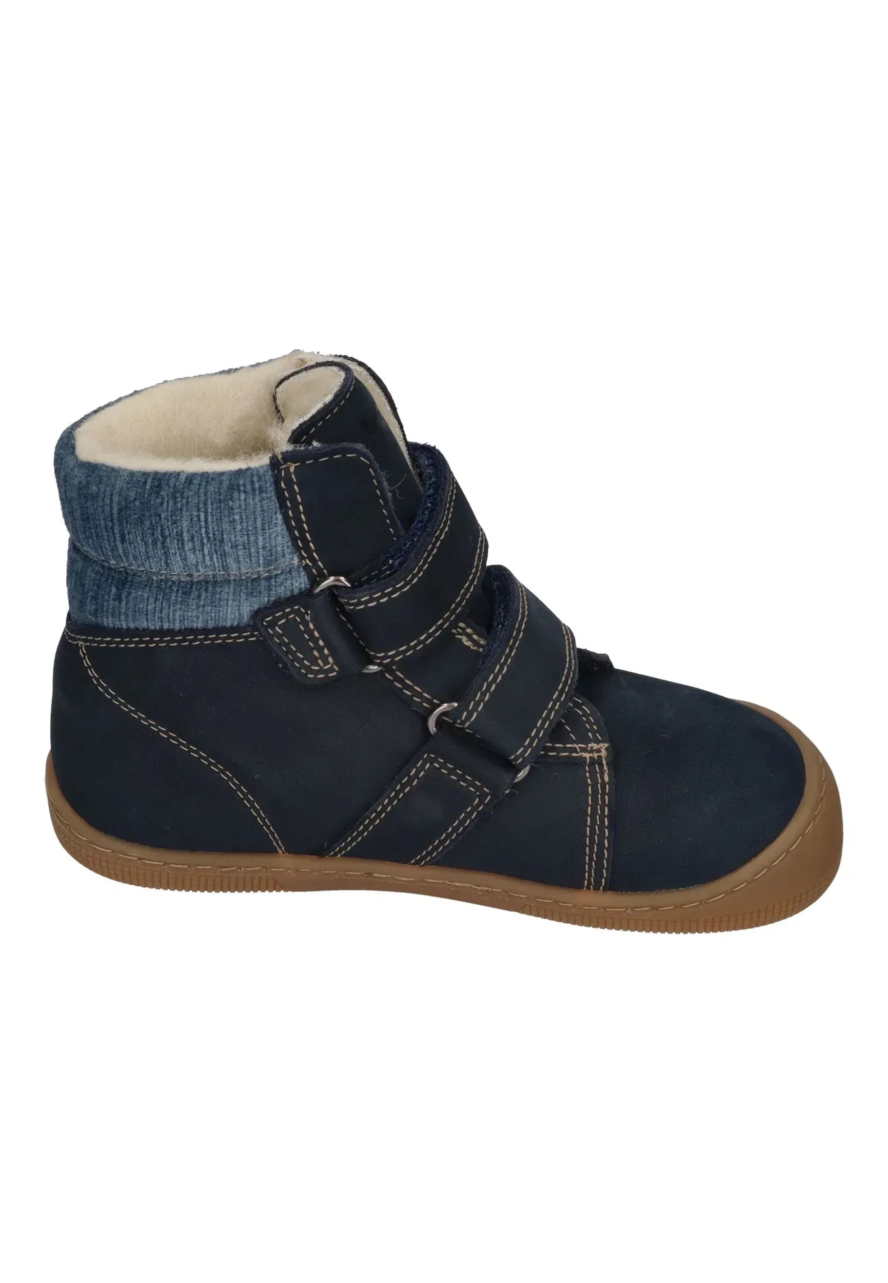 KOEL gefütterte Barefoot Kinderstiefel DEAN 2.0 WP WOOL 07T049 navy