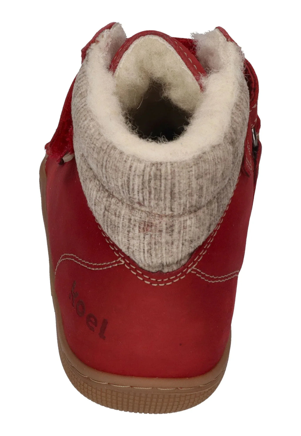 KOEL gefütterte Barefoot Kinderstiefel DEAN 2.0 WP WOOL 07T049 red
