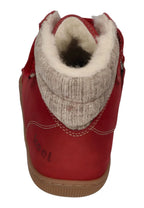 KOEL gefütterte Barefoot Kinderstiefel DEAN 2.0 WP WOOL 07T049 red