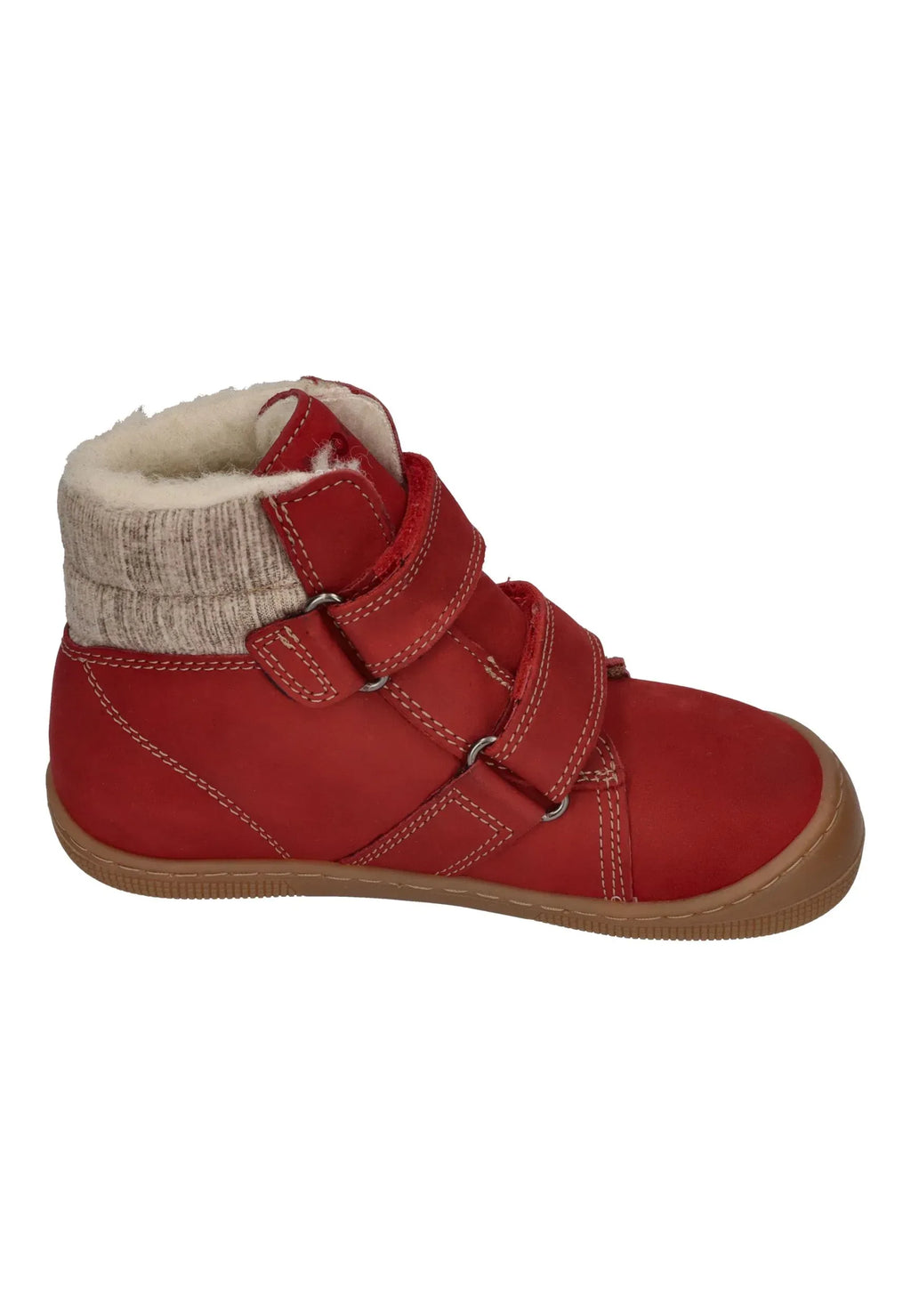 KOEL gefütterte Barefoot Kinderstiefel DEAN 2.0 WP WOOL 07T049 red