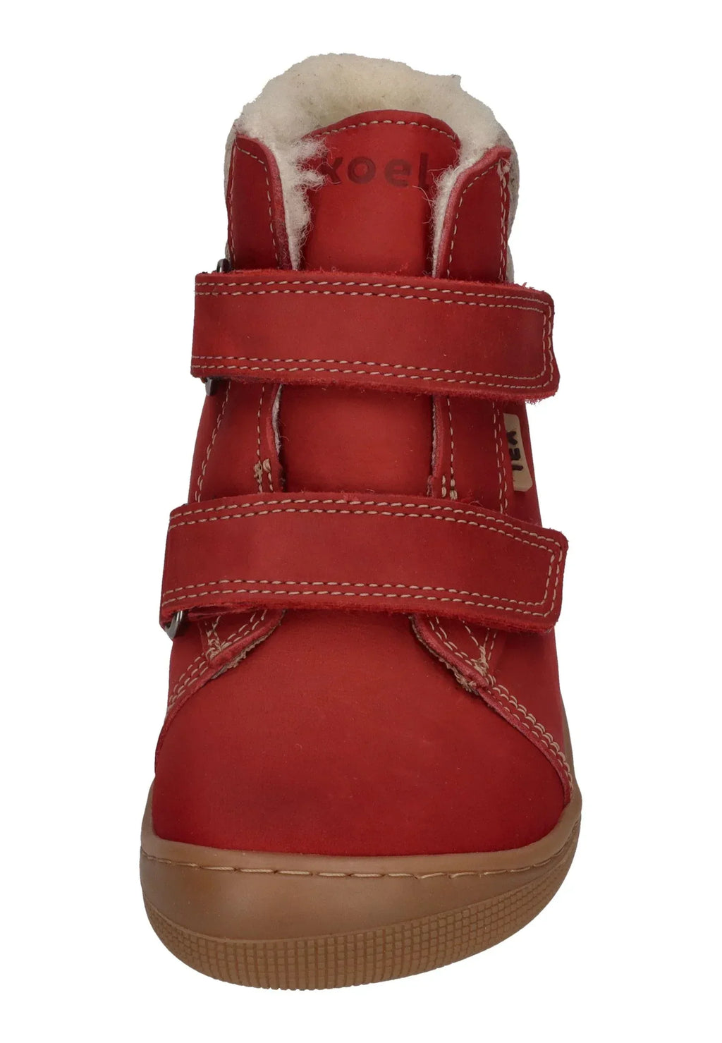 KOEL gefütterte Barefoot Kinderstiefel DEAN 2.0 WP WOOL 07T049 red