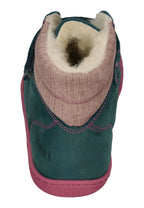 KOEL gefütterte Barefoot Kinderstiefel DEAN 2.0 WP WOOL 07T049 turquoise