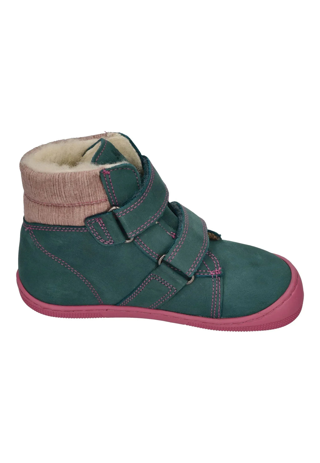 KOEL gefütterte Barefoot Kinderstiefel DEAN 2.0 WP WOOL 07T049 turquoise