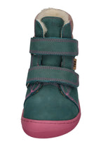 KOEL gefütterte Barefoot Kinderstiefel DEAN 2.0 WP WOOL 07T049 turquoise