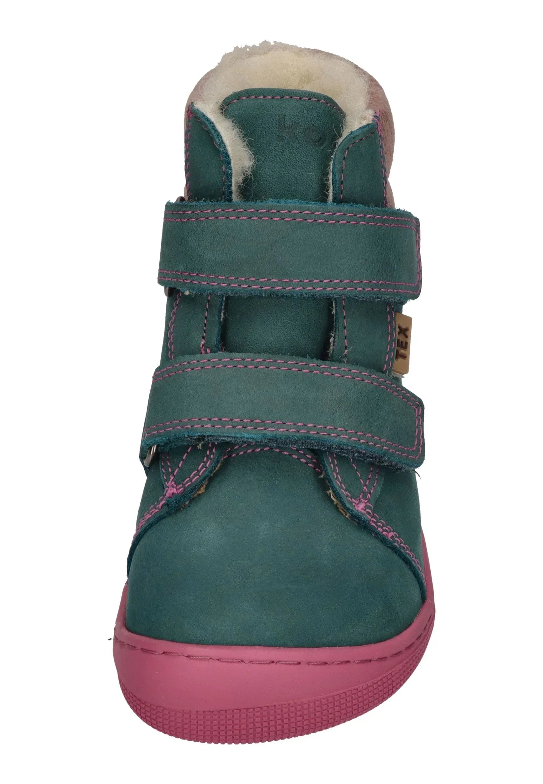 KOEL gefütterte Barefoot Kinderstiefel DEAN 2.0 WP WOOL 07T049 turquoise