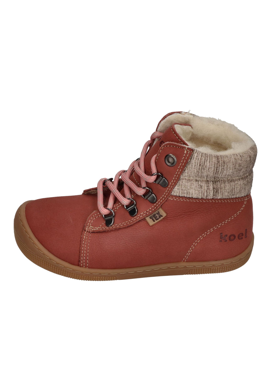 KOEL gefütterte Barefoot Kinderstiefel DEEMER 2.0 WP HIDRO Old Pink