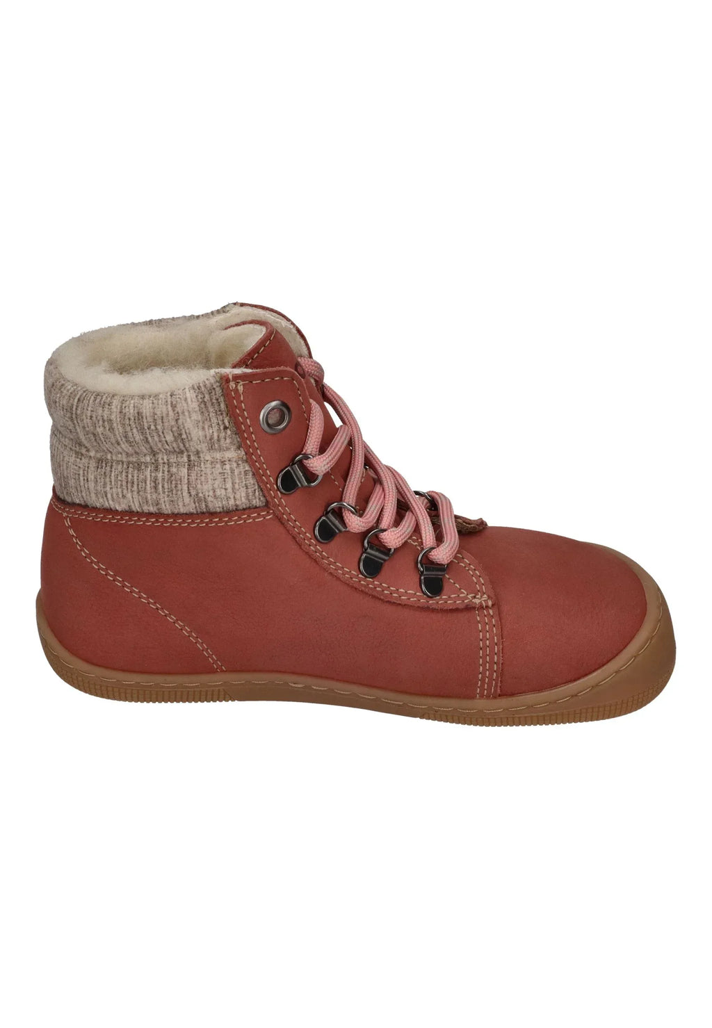 KOEL gefütterte Barefoot Kinderstiefel DEEMER 2.0 WP HIDRO Old Pink