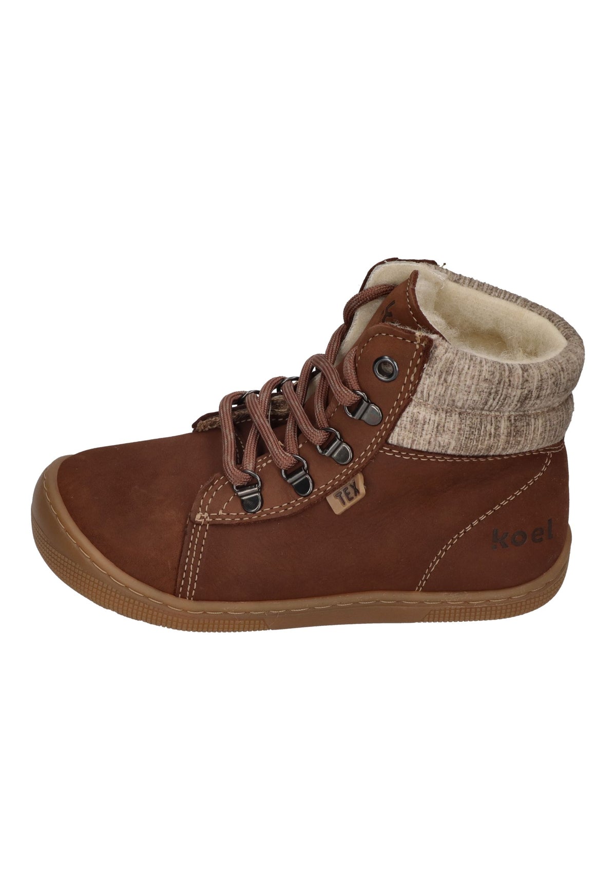 KOEL gefütterte Barefoot Kinderstiefel DEEMER 2.0 WP HIDRO chocolate