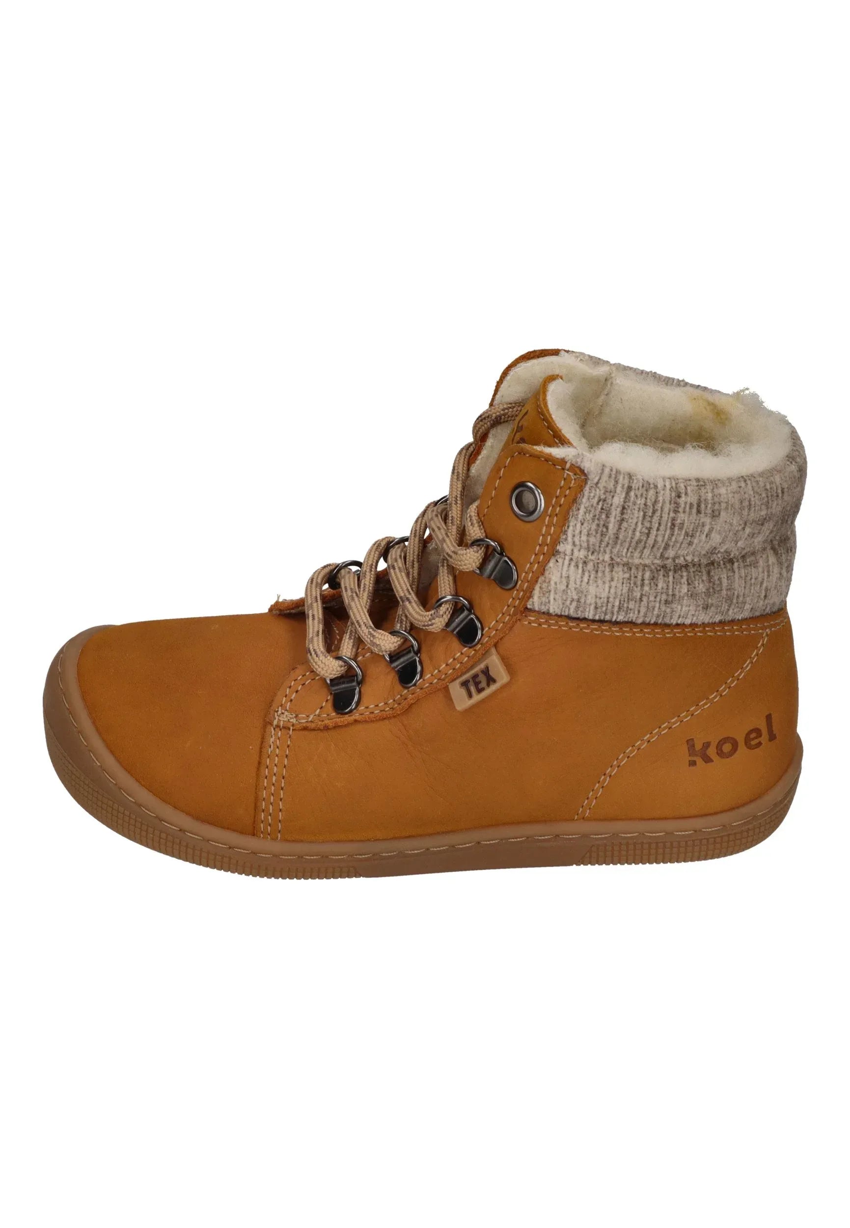 KOEL gefütterte Barefoot Kinderstiefel DEEMER 2.0 WP HIDRO miel