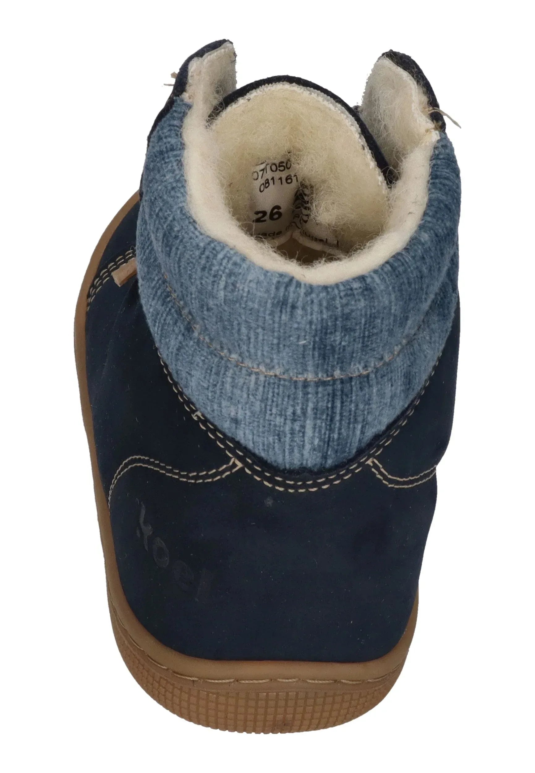 KOEL gefütterte Barefoot Kinderstiefel DEEMER 2.0 WP HIDRO navy