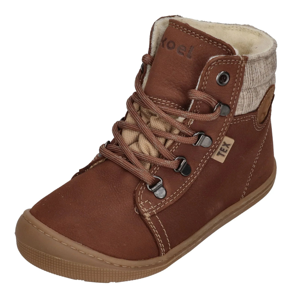KOEL Kinder Barefoot Stiefel DEEMER 2.0 WP WOOL chocolate Auslaufmodell