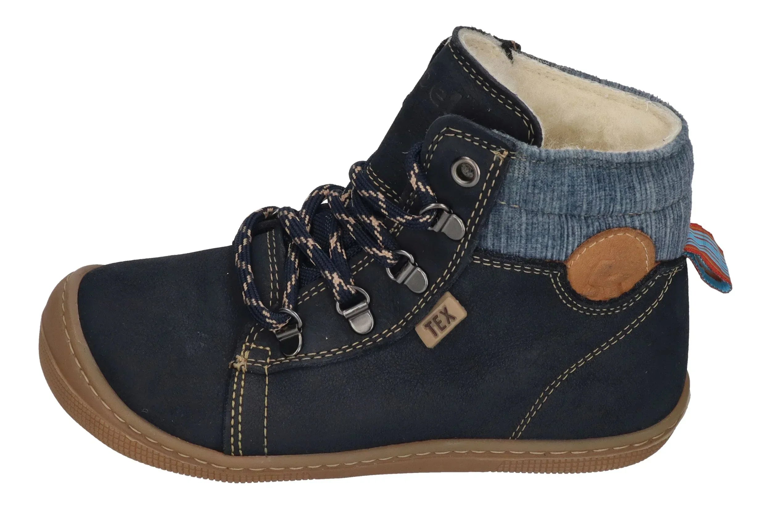 KOEL Kinder Barefoot Stiefel DEEMER 2.0 WP WOOL navy Auslaufmodell