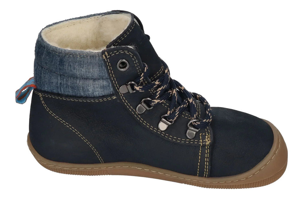 KOEL Kinder Barefoot Stiefel DEEMER 2.0 WP WOOL navy Auslaufmodell