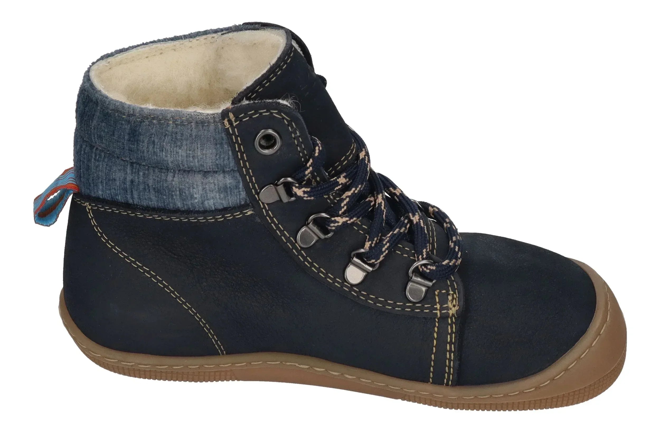 KOEL Kinder Barefoot Stiefel DEEMER 2.0 WP WOOL navy Auslaufmodell